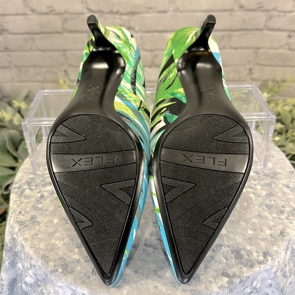 Lifestride Soft System “Pretty” Tropical Print Pointed Toe Low Heel WMS 7.5M✨EUC - Picture 8 of 9